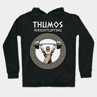 Thumos Weightlifting Greco-Roman Gym Ancient Bodybuilding Hoodie